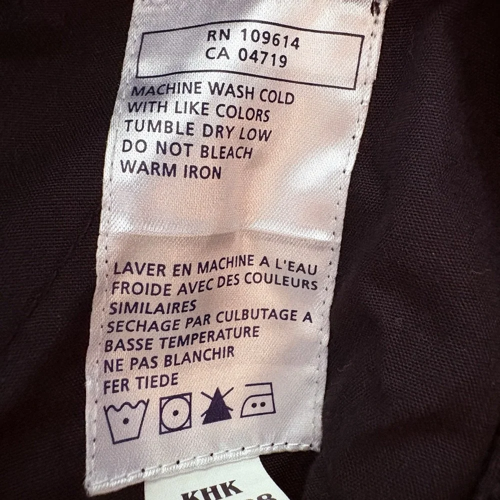 511 Tactical Pants Mens Large Long Black Ripstop Relaxed Fit TDU Cargo Workwear